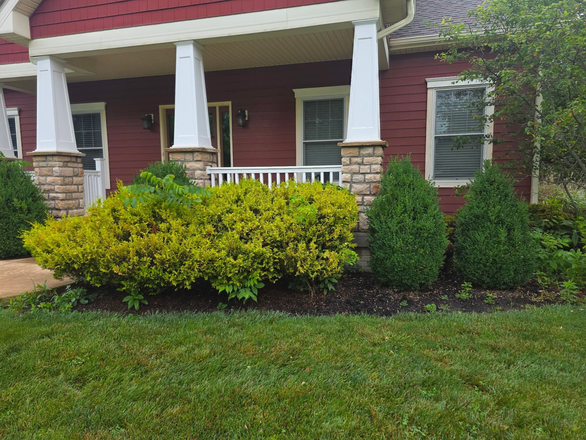 Front Yard Cleanup and 60-Ft Railroad Tie Retaining Wall Build