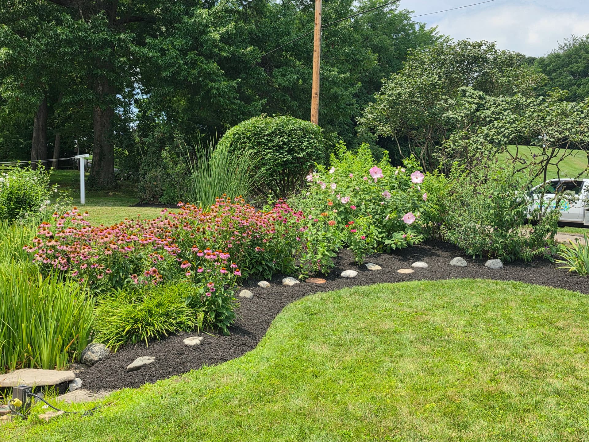 Gallery photos for Flower Bed Cleanup and Fresh Mulch in Bremen: Image #1