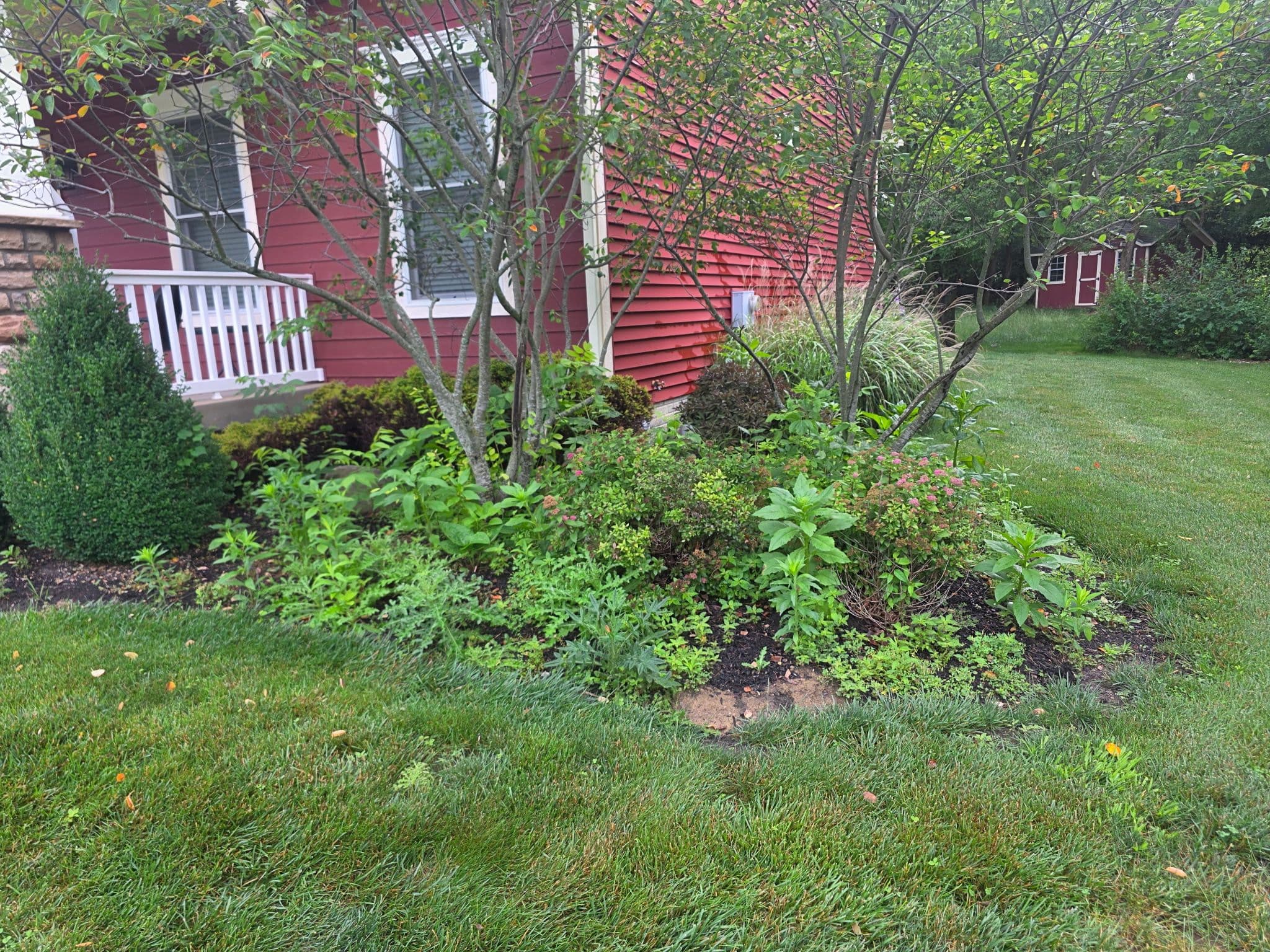 Project Front Yard Cleanup and 60-Ft Railroad Tie Retaining Wall Build image