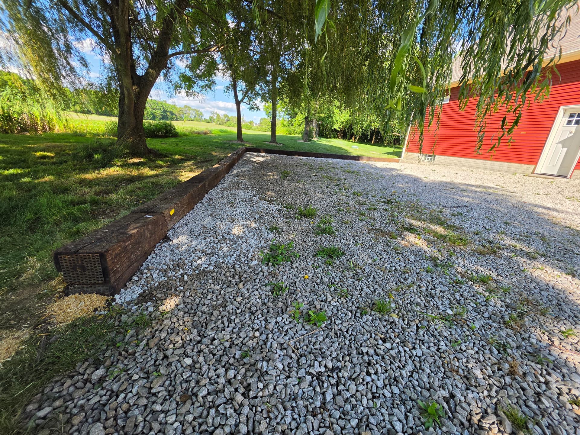Gallery photos for Front Yard Cleanup and 60-Ft Railroad Tie Retaining Wall Build: Image #4