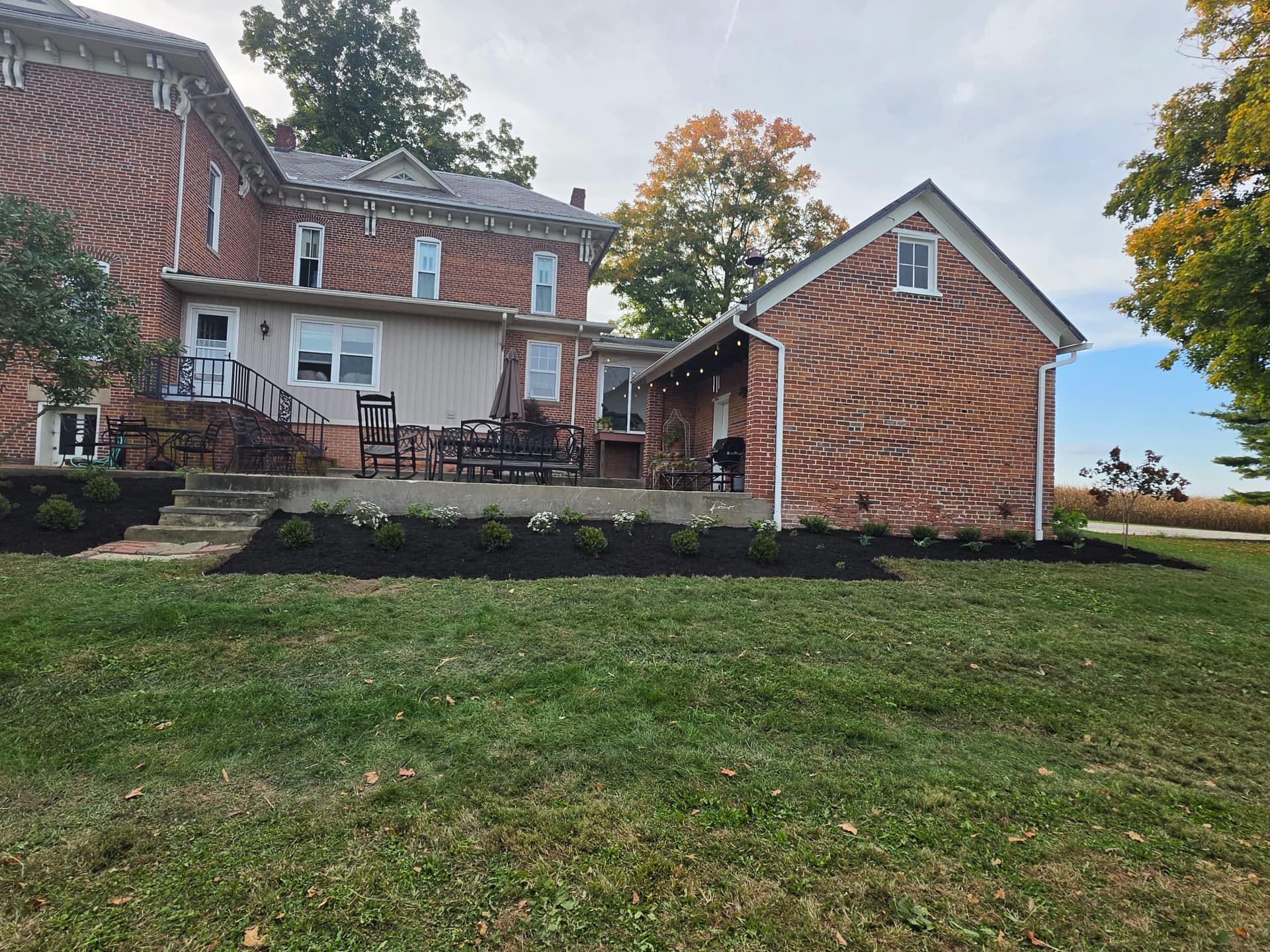 Gallery photos for Full Landscape Redesign for a Classic Brick Farmhouse: Image #2