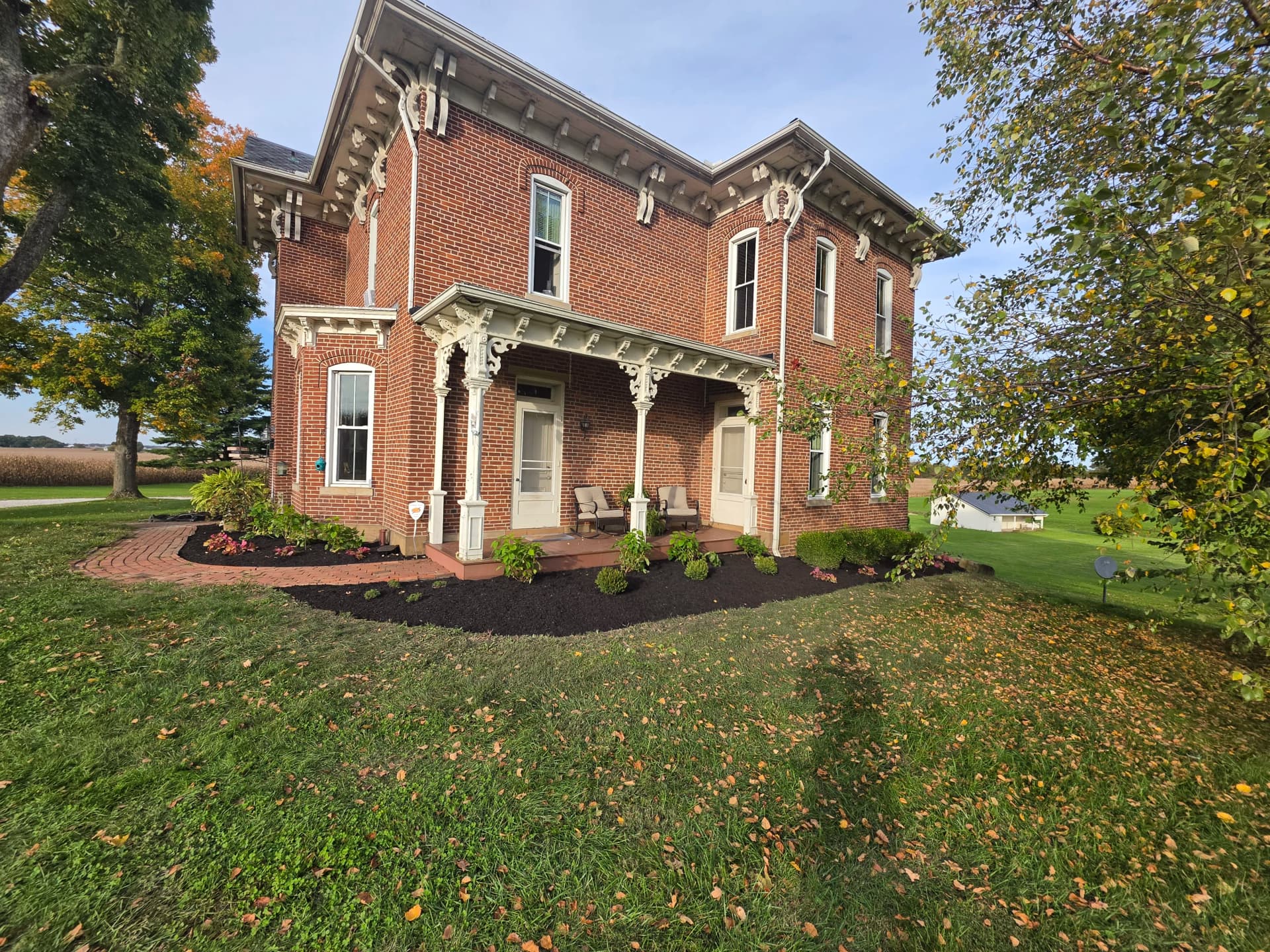 Gallery photos for Full Landscape Redesign for a Classic Brick Farmhouse: Image #4