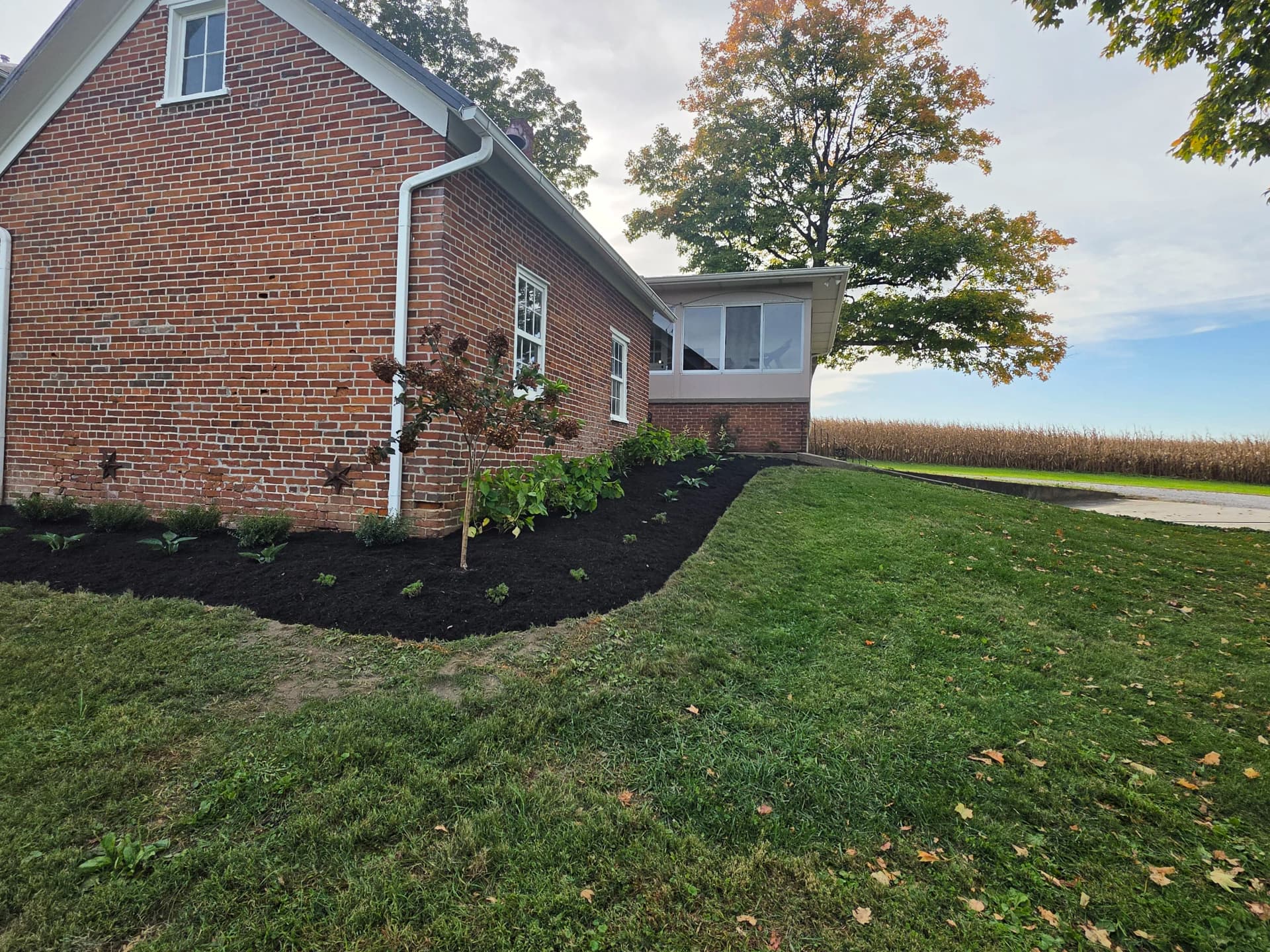 Gallery photos for Full Landscape Redesign for a Classic Brick Farmhouse: Image #3