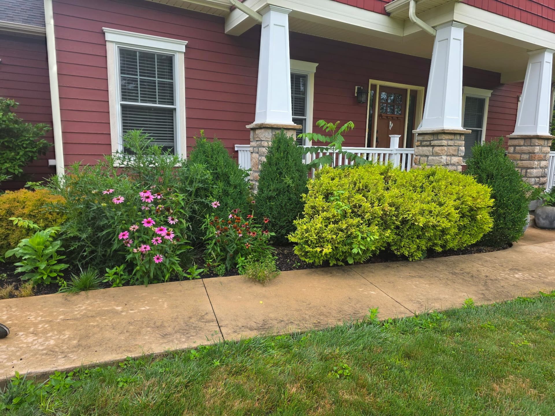 Front Yard Cleanup and 60-Ft Railroad Tie Retaining Wall Build