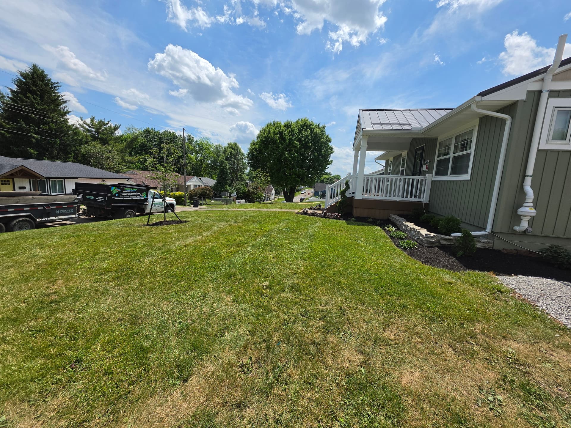 Gallery photos for Full Landscape Install Boosts Curb Appeal in Lancaster OH: Image #4