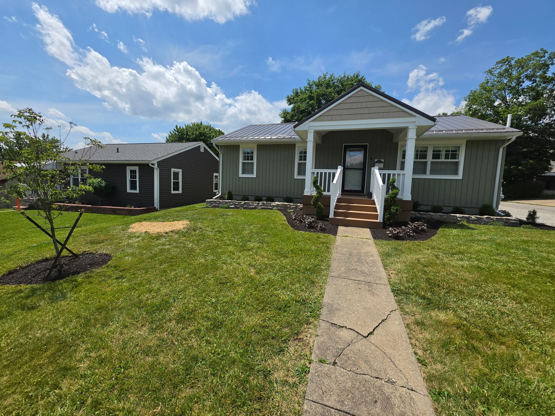 Gallery photos for Full Landscape Install Boosts Curb Appeal in Lancaster OH: Image #3